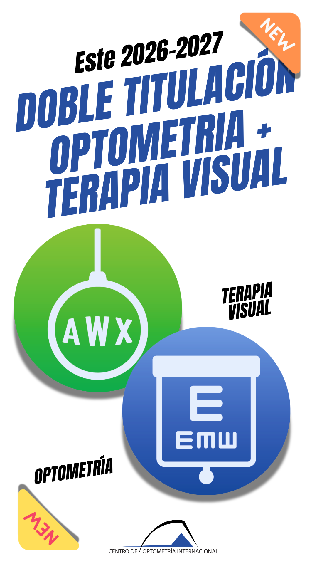 CURSO DOBLE: AVANZADO EN OPTOMETRÍA Y EN TERAPIA VISUAL